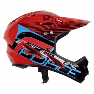 Casca Force Tiger Downhill Red/Black/Bleu L-XL (59-61 cm) - Img 6