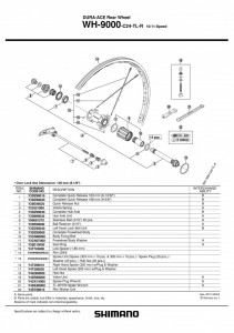 CASETA SHIMANO WH-9000 COMPLET - Img 2