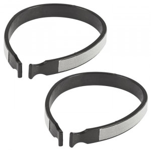 CLEME REFLECTORIZANTE PANTALONI RFR Negru 2buc.