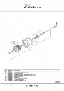 CONECTOR SI CAPAC SHIMANO PT. DH-3N30 (HB-NX30) - Img 2