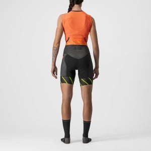 Costum de triatlon fara maneci Castelli Free W Sanremo SL, de dama, Portocaliu/Negru, S - Img 2