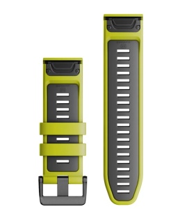 Curea Garmin quickfit 26 - Silicon Electric Lime/Graphite - Img 2