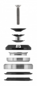 Cuvetarie Force Taper integrata 1.1/8-1.1/2 neagra - Img 3