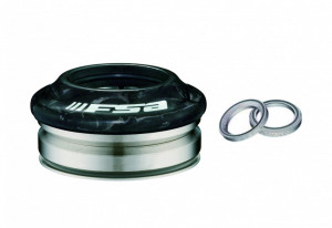 Cuvete furca FSA NO.53 1 1/8" sus 1 1/4" jos tapered integrat capac 10mm carbon OD 52.2mm ID 47mm