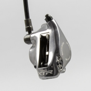 ETRIER FRANA PE DISC & ROTOR SHIMANO XTR BR-M965 FATA HIDRAULICA PT. STANDARD PLACUTE RESIN & METAL ROTOR SM-RT96 AMBALAT IND. - Img 2