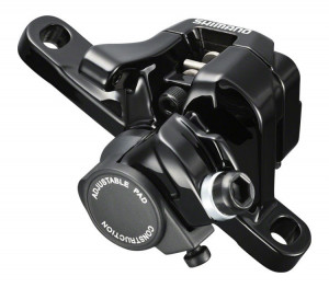 ETRIER FRANA PE DISC SHIMANO BR-R517 SPATE MECANICA INCL. ADAPTER PT. STANDARD (RING) PLACUTE RESIN NEGRU AMBALAT IND.