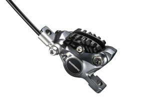 ETRIER FRANA PE DISC SHIMANO BR-R785 HIDRAULIC FATA SAU SPATE POST MOUNT PLACUTE RESIN F01A CU ARIPIOARE DE RACIRE AMBALAT IND.