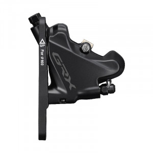 ETRIER FRANA PE DISC SHIMANO GRX BR-RX400 FATA FLAT MOUNT ADAPTOR PT. ROTOR 140/160MM PLACUTE L03A RESIN CU ARIPIOARE DE RACIRE AMBALAT IND.