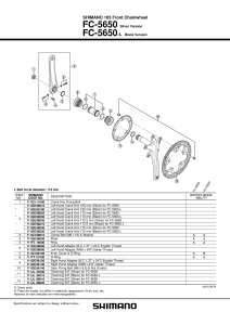 FOAIE SHIMANO 34T (ARGINTIU) PT. FC-5650 - Img 2