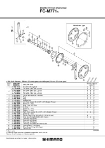 FOAIE SHIMANO FC-M771-K 26T AGRINTIE