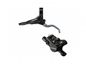 FRANA PE DISC SET ASAMBLAT SHIMANO ACERA MANETA BL-M425L(R) ETRIER BR-M395L(R) HIDRAULICA FARA ADAPTOR PLACUTE RESIN FURTUN 1700MM SM-BH59 NEGRU INCL. OLIVA & INSERTIE CONECTARE NEGRU AMBALAT IND.