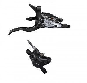 FRANA PE DISC SET ASAMBLAT SHIMANO ACERA ST-M3050(R) BR-MT400(R) FARA ADAPTOR PLACUTE RESIN FURTUN SM-BH59 1700MM NEGRU CAMASA DE SCHIMBATOR SP41 600/300MM. INCL. OLIVA & INSERTIE CONECTARE AMBALAT IND.
