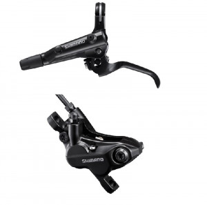 FRANA PE DISC SET ASAMBLAT SHIMANO BL-MT501(L) BR-MT520(F) J-KIT FARA ADAPTOR PLACUTE METAL (FARA ARIPIOARE) INCL. OLIVA SI INSERTIE CONECTARE FURTUN SM-BH90-SS 1000MM NEGRU AMBALAT IND.
