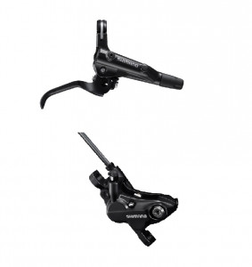 FRANA PE DISC SET ASAMBLAT SHIMANO BL-MT501(R) BR-MT520(R) FARA ADAPTOR PLACUTE METAL (FARA ARIPIOARE) INCL. OLIVA SI INSERTIE CONECTARE FURTUN SM-BH90-SS 1700MM NEGRU AMBALAT IND.