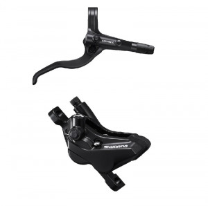 FRANA PE DISC SET ASAMBLAT SHIMANO J-KIT BL-MT401(R) BR-MT420(R) FARA ADAPTOR PLACUTE RESIN FARA ARIPIOARE DE RACIRE FURTUN SM-BH90-SS 1700MM NEGRU INCL. OLIVA & INSERTIE CONECTARE NEGRU AMBALAT IND.