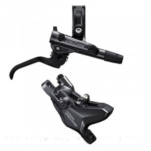 FRANA PE DISC SET ASAMBLAT SHIMANO J-KIT DEORE BL-M6100(R) BR-M6100(R) FARA ADAPTOR PLACUTE METAL FARA ARIPIOARE DE RACIRE FURTUN SM-BH90-SS 1700MM INCLUDE OLIVA & INSERTIE CONECTARE AMBALAT IND.