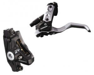 FRANA PE DISC SHIMANO DEORE XT SET ASAMBLAT BL-M775(S) BR-M775(F) CU SM-MA-F180P/S (RING) PLACUTE METAL FARA ROTOR 180MM FURTUN SM-BH59 900MM VRAC