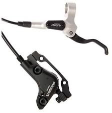 FRANA PE DISC SHIMANO SET ASAMBLAT DEORE BL-M535(S) BR-M535(F) CU ADAPTOR PT. STANDARD PLACUTE RESIN CU ROTOR SM-RT61 SM-BH59 900MM INCLUDE OLIVA SI INSERTIE CONECTARE 50ML ULEI AMBALAT IND.