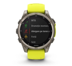 Garmin Fenix 8 - 47mm, Solar Sapphire Yellow/Graphite - Img 6