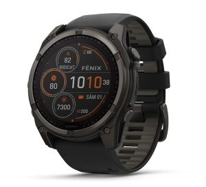 Garmin Fenix 8 - 51mm, Solar, Sapphire Gri Carbon