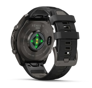 Garmin Fenix 9 Pro - inReach, 47mm Titan DLC Carbon Gray cu curea din silicon Black/Pebble Gray - Img 12