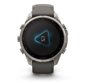 Garmin Fenix 9 Pro - inReach, Solar, 47mm Titan Pebble Gray cu curea din silicon Silver Gray - Img 12