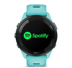 Garmin Forerunner 265 Ramă neagră cu carcasă Aqua şi curea din silicon Aqua/neagră - Img 5