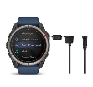 GARMIN quatix 8 – 51 mm, AMOLED - Pachet ceas inteligent marin cu GPS și control vocal