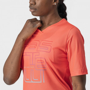 Jersey Castelli Trail Tech W, de dama, Corai, M - Img 4
