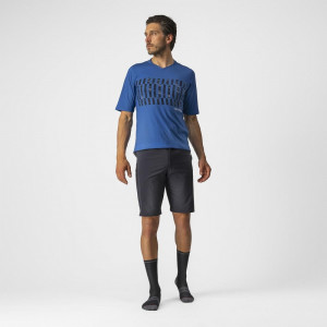 Jersey cu maneca lunga Castelli Trail Tech LS Tee, Albastru/Negru, L - Img 3