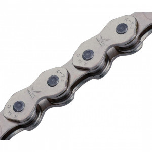 Lant KMC K1 Narrow Single-Speed Argintiu 100 Zale - Img 2