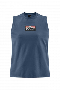 MAIOU CUBE ORGANIC WS TANK TOP SUMMIT ANTHRACITE S (36)