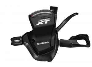 MANETA DE SCHIMBATOR SHIMANO DEORE XT SL-M8000 STANGA 2/3 VIT. CABLU 1800MM CAMASA NEAGRA ETANSA SP41 1320MM CAPAT ETANS 6MM X 2 BASE CAP OGD AMBALAT IND.