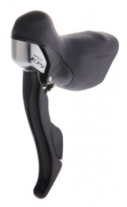 MANETA SCHIMBATOR/FRANA SHIMANO 105 ST-5700-L STANGA 2 VIT. CABLU 1800MM FARA STOPERE RELEASE LEVER NOU NEGRU AMBALAT IND.