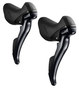 MANETE SCHIMBATOR/FRANA SHIMANO ST-R3000 9X2 VIT. CABLU DE SCHIMBATOR 2000/1700MM CAMASA DE SCHIMBATOR SP41 600/600/300MM NEAGRA CABLU/CAMASA DE FRANA 670X800/1250X1400MM NEAGRA AMBALAT IND.