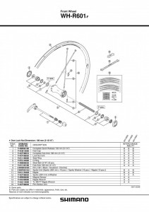NIPLU SHIMANO WH-R601-R DREAPTA - Img 2