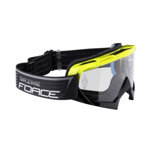 Ochelari Force GRIME negru-fluo lentile transparente + 10 tear offs - Img 7