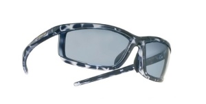 OCHELARI SHIMANO MYTH SHINY CRYSTAL DEMI BLUE TPE: SOLID BLACK LENTILE: BLUE-GREY (LENTILE DE SCHIMB: ORANGE FLASH MIRROR/CLEAR)