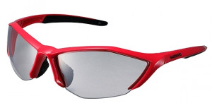 OCHELARI SHIMANO S61R-PH GLOSS RED/BLACK LENTILE PHOTOCHROMIC GREY LENTILE ADD. HYDROPHOBIC YELLOW (16)
