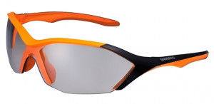 OCHELARI SHIMANO S71R-PH NEON ORANGE/BLACK LENTILE PHOTOCHROMIC GREY LENTILE ADD. HYDROPHOBIC YELLOW (16)