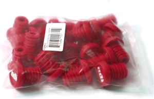 ODI BMX End Plug Refill Pack red, 20 pc