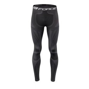 Pantaloni functionali Force Frost negri XS-S