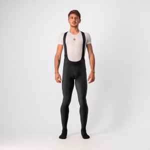 Pantaloni lungi cu bretele Castelli Velocissimo 5, Negru/Gri, L - Img 2
