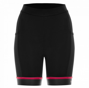 Pantaloni scurti alergare FUNKIER Marsala - Negru/Roz L - Img 1