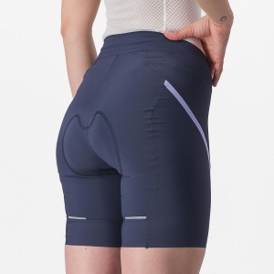 Pantaloni scurti Castelli Velocissima 3, de dama, Bleumarin/Violet, S - Img 4