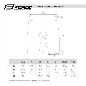 Pantaloni scurti cu bazon Force F Victory negru L - Img 11