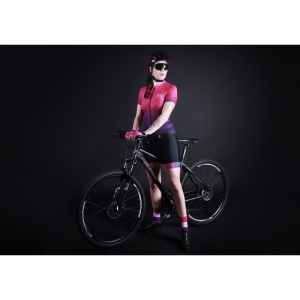 Pantaloni scurti cu bazon Force F Victory negru/roz XS - Img 9
