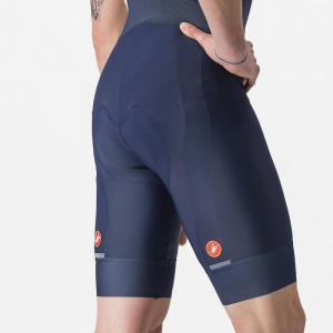 Pantaloni scurti cu bretele Castelli Entrata 2, pentru barbati, albastru belgian, XXXL - Img 4