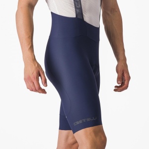Pantaloni scurti cu bretele Castelli Espresso, Indigo, XL - Img 7