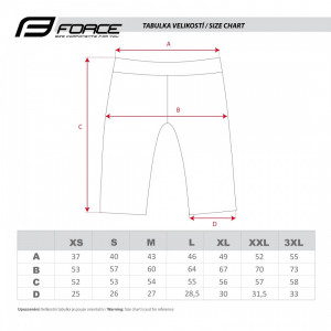 Pantaloni Scurti Force Blade MTB Fara Bazon, Black M - Img 5
